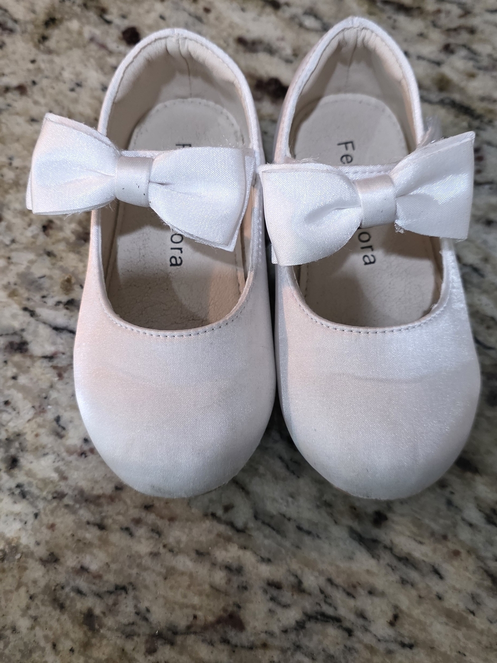 White Bow Mary Jane Kids Shoes
